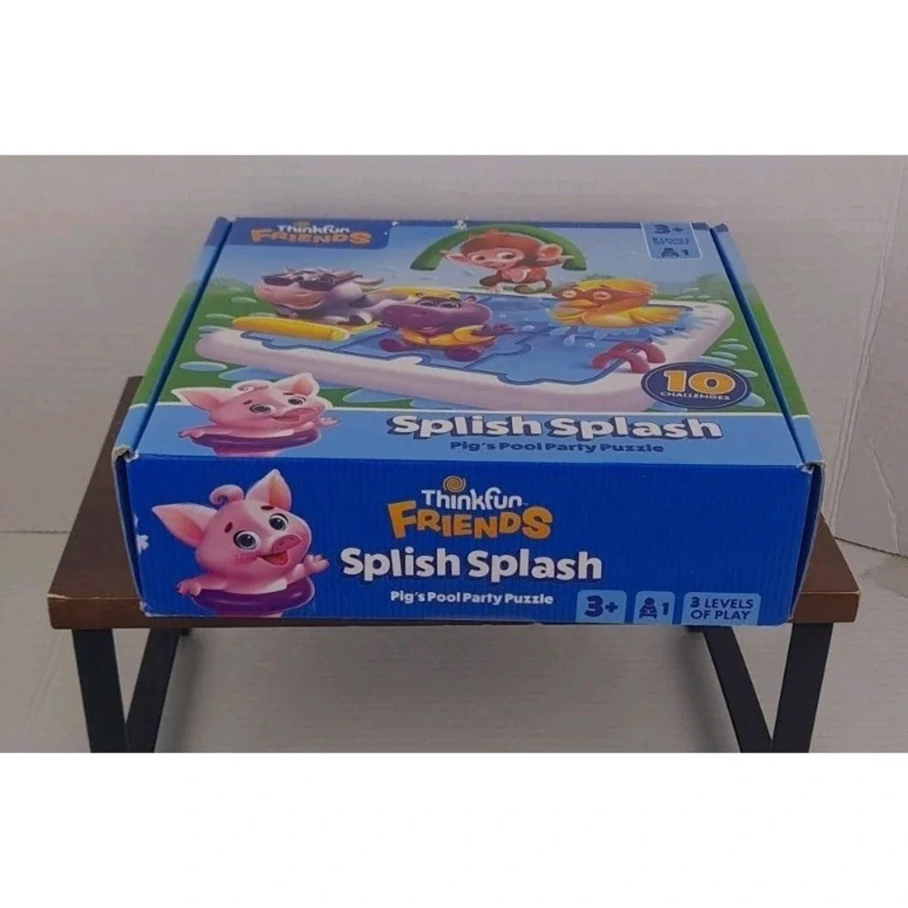 Splish Splash Pig's‎ Pool Party Brain Teaser Puzzle Thinkfun Friends Ages 3+ New